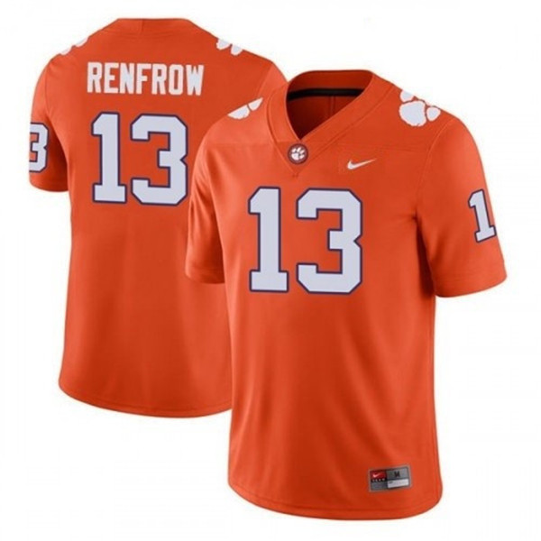 Memphis Tigers #13 Hunter Renfrow Orange Game NCAA Jersey